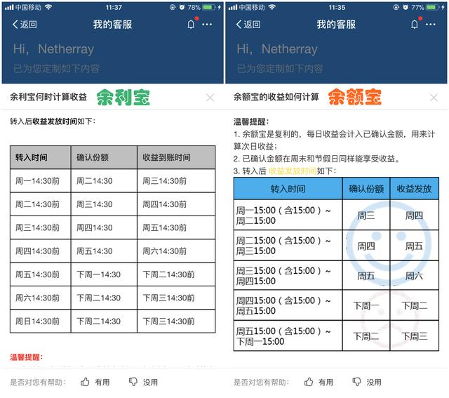 余利寶和余額寶的區別是什么？解析兩者優缺點區別及收益效果