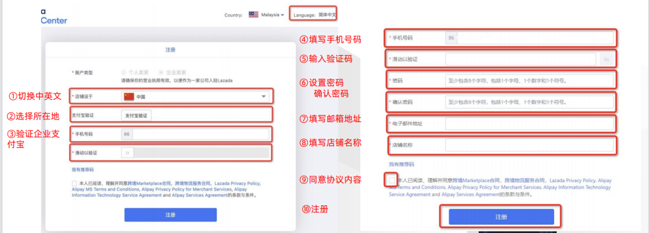 lazada官網(wǎng)中文版下載(lazada跨境電商注冊開店流程及費用）