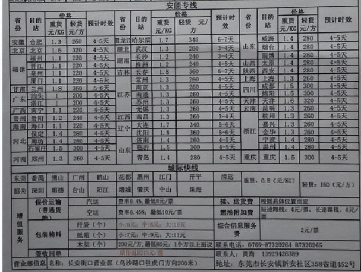 物流運費是怎樣計算的？全國物流價格明細表及收費標準