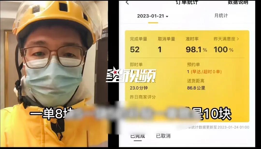 現(xiàn)在送外賣(mài)多少錢(qián)一單？外賣(mài)新手一天送二十單能賺多少錢(qián)？