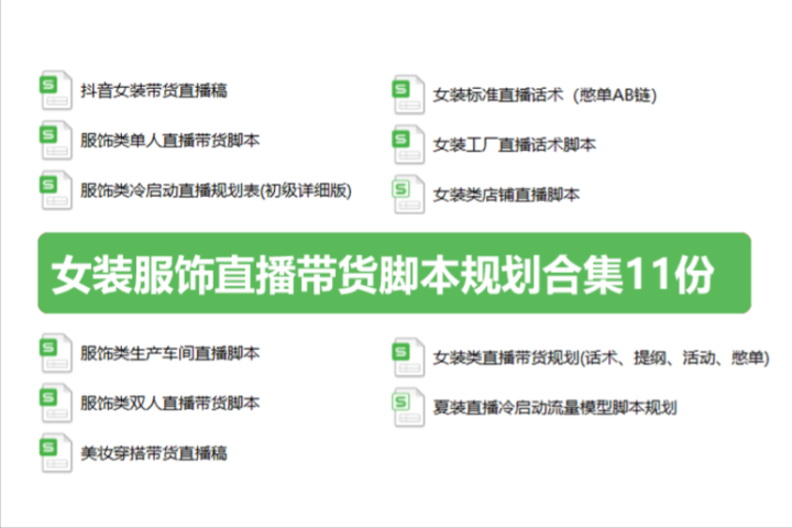 直播腳本范文怎么寫？抖音直播帶貨話術模板大全