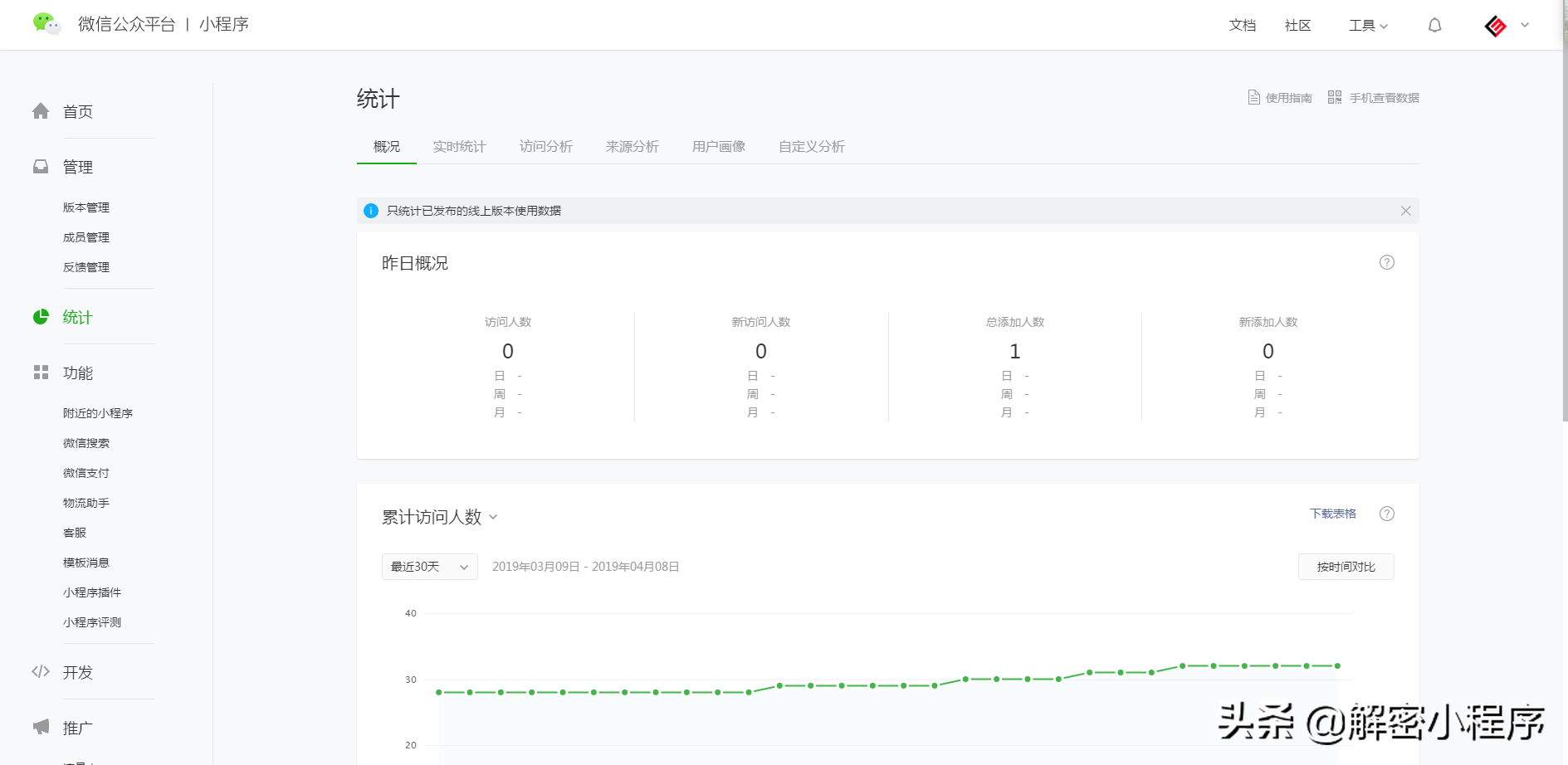 小程序管理后臺（微信后臺小程序管理系統使用教程）