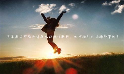 汽車出口市場分析及出口流程解析，如何順利開拓海外市場？