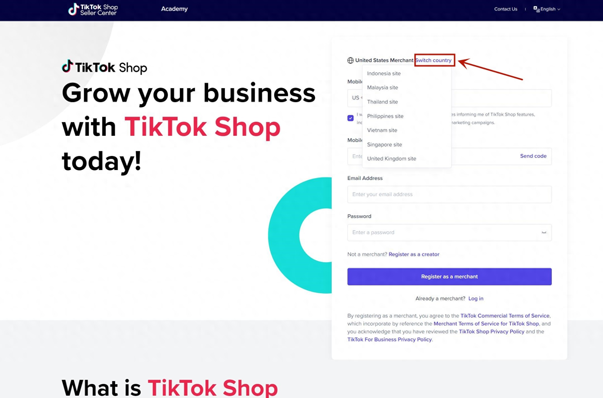 美國tiktok小店入駐通道（官方自注冊入口在哪）